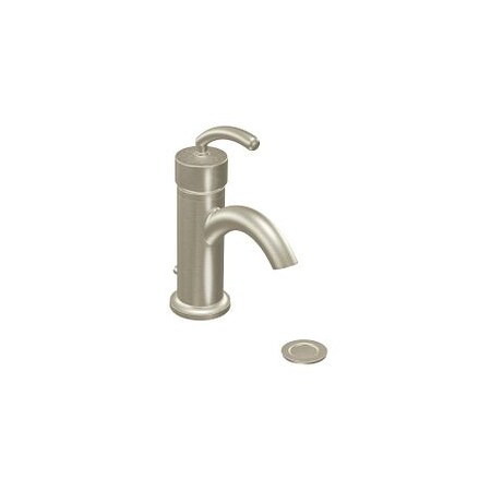 Moen Brushed Nickel One-Handle Bathroom Faucet S6500BN